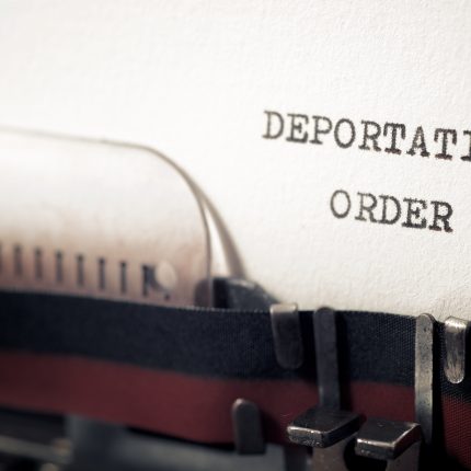 Deportation,Order,Phrase,Written,With,A,Typewriter.
