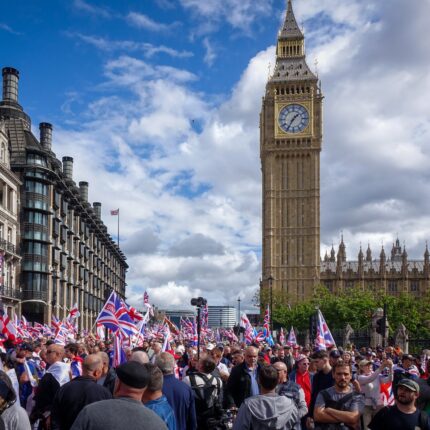 London,,Uk,-,September,13th,2025:,Tens,Of,Thousands,Of