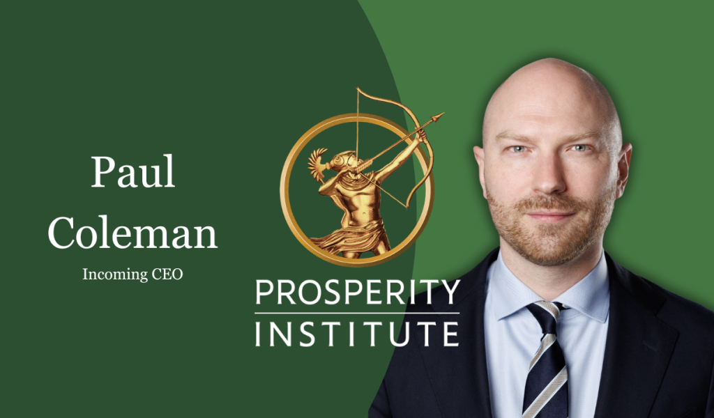 Headline: Prosperity Institute appoints its first CEO