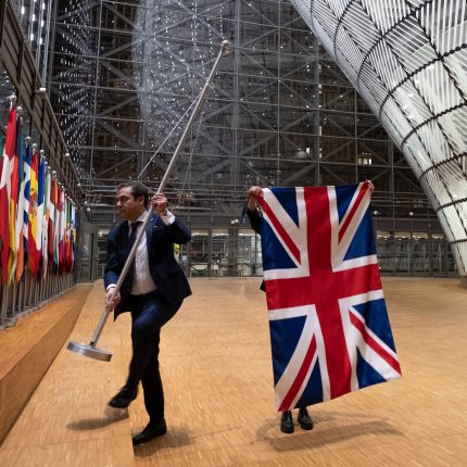 Brussels,,Belgium.,31st,January,2020.,Eu,Council,Staff,Members,Arrive