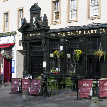 Edinburgh,,Scotland,-,31,March,2024:,View,At,Pub,Of